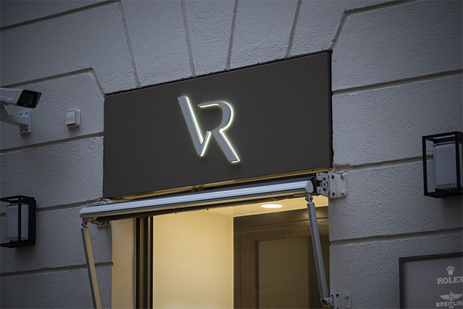 Enseigne Veron Roques Tôle Aluminium laquée